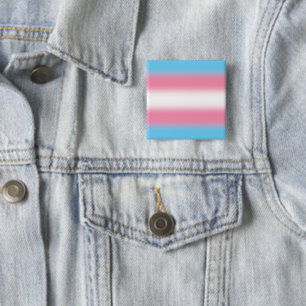 Verlaufende Transgender-Pride-Flagge - Trans Flagg Button
