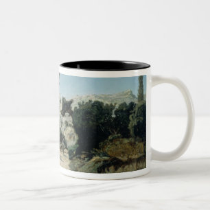 Verlegen Sie de la Gineste, nahe Marseille, 1859 Zweifarbige Tasse