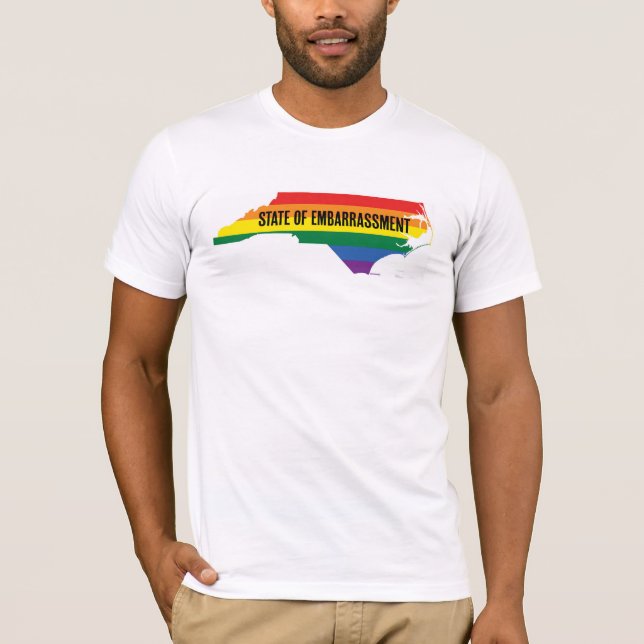 Verlegenheit des North Carolina-HB2 T-Shirt (Vorderseite)