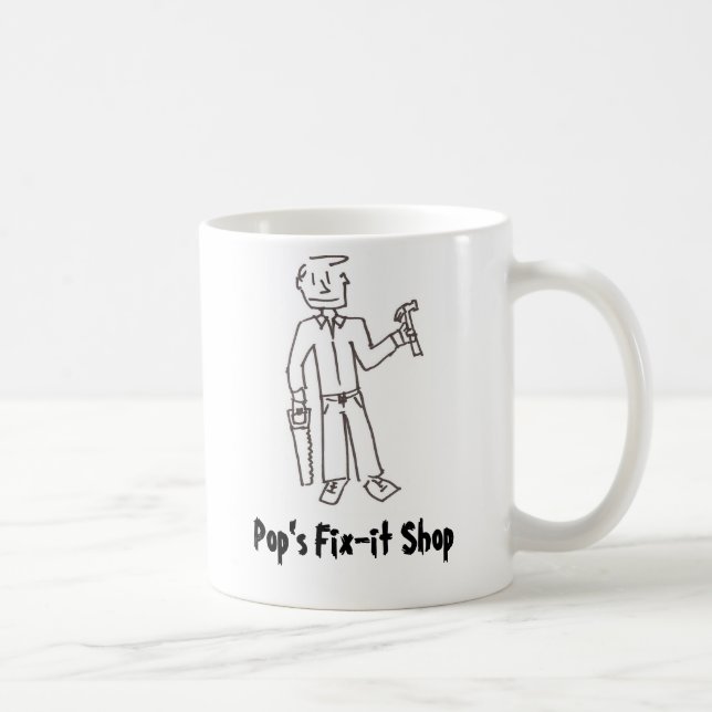 Verlegenheit-es des Pops Geschäft Kaffeetasse (Rechts)