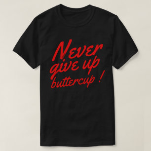 VERLEIHEN SIE NIE DIE SCHALTFLÄCHE AUF lustige Wei T-Shirt