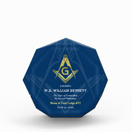 Verleihung der Acryl-Freimaurer | Masonic Plaques Fotoblock