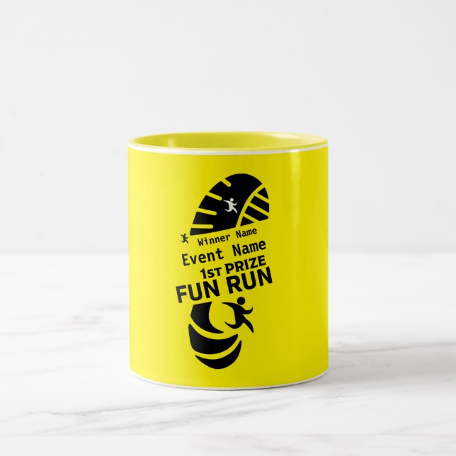 Verleihung des Preises "Fun Run Event Ursache Wohl Zweifarbige Tasse (Mittel)