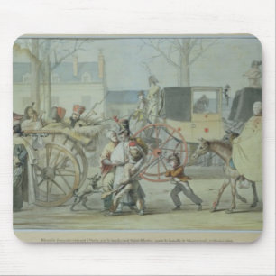 Verletzte französische Soldaten, die Paris Mousepad