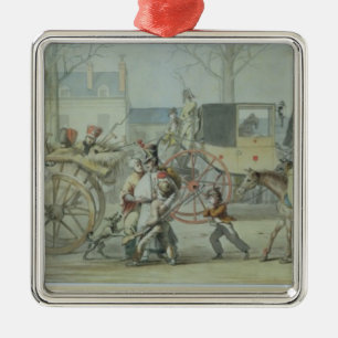 Verletzte französische Soldaten, die Paris Ornament Aus Metall