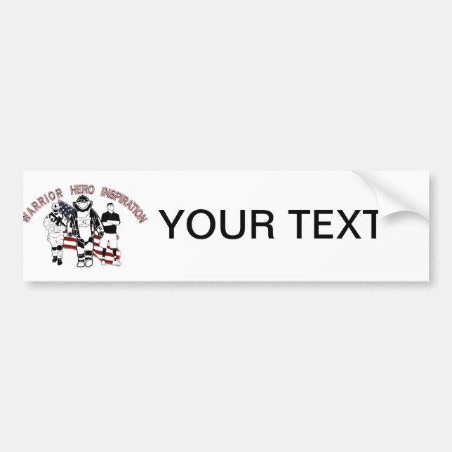 Verletzter Krieger EOD Autoaufkleber (Vorne)