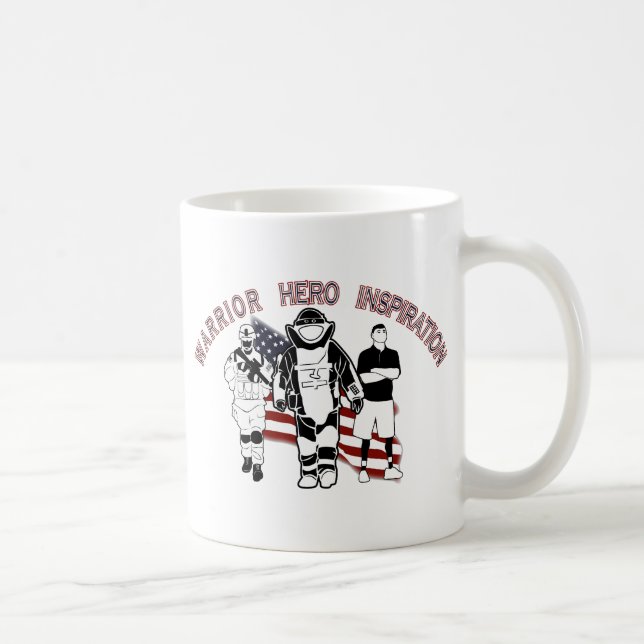 Verletzter Krieger EOD Kaffeetasse (Rechts)