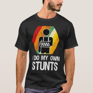 Verletzungen des Armbruchs und des Armbruchs werde T-Shirt