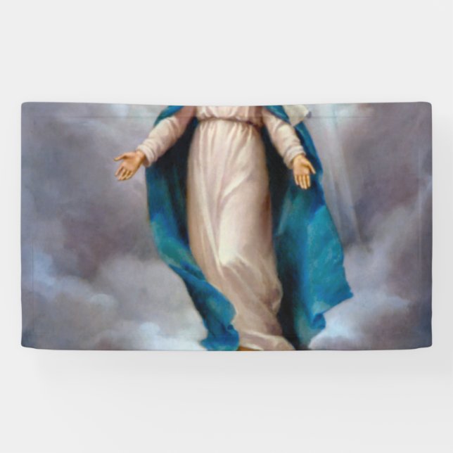 Verletzungen von Virgin Mary Banner (Horizontal)