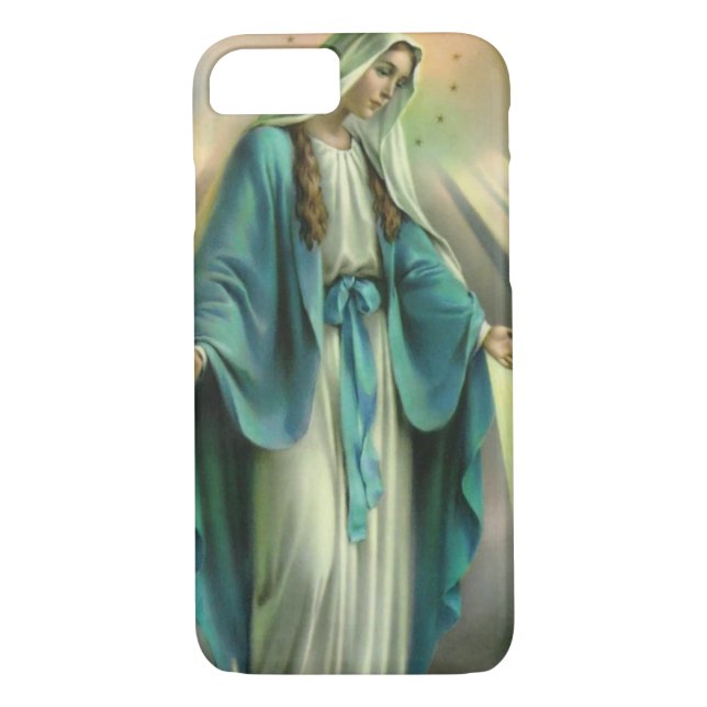 Verletzungen von Virgin Mary Case-Mate iPhone Hülle (Rückseite)