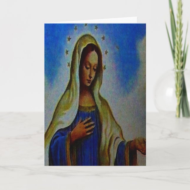 Verletzungen von Virgin Mary Karte (Vorderseite)