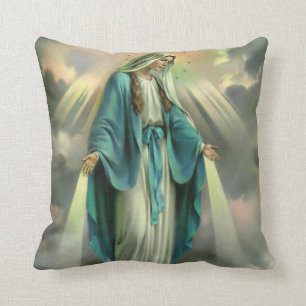 Verletzungen von Virgin Mary Kissen