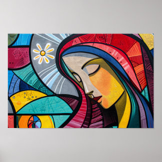 Verletzungen von Virgin Mary Poster