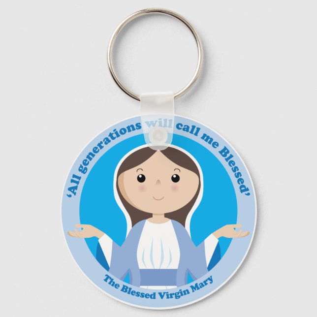 Verletzungen von Virgin Mary Schlüsselanhänger (Vorderseite)