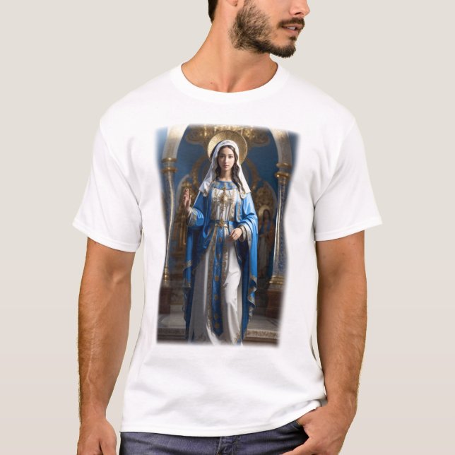 Verletzungen von Virgin Mary T-Shirt (Vorderseite)