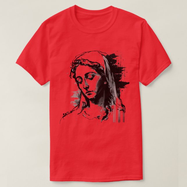 Verletzungen von Virgin Mary T-Shirt (Design vorne)