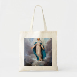 Verletzungen von Virgin Mary Tragetasche