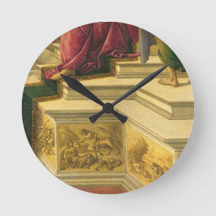 Verleumdung von Apelles: Detail, das Teil der Runde Wanduhr