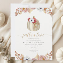 Verlieb dich Florale Botanische Herbst-Baby-Party