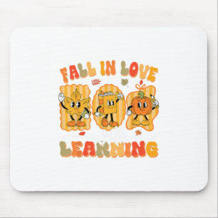 Verliebe dich in das Lernen Lustiger Lehrer Herbst Mousepad