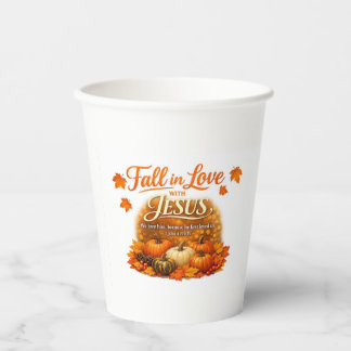 VERLIEBE DICH IN JESUS-TASSE MIT KJV-VERS PAPPBECHER