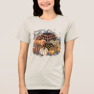 Verlieben Sie sich in den Herbst mit schönen rusti Tri-Blend Shirt