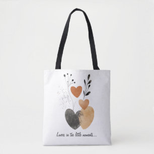 Verliebte in den kleinen Momenten - Boho-Liebe-Tas Tasche