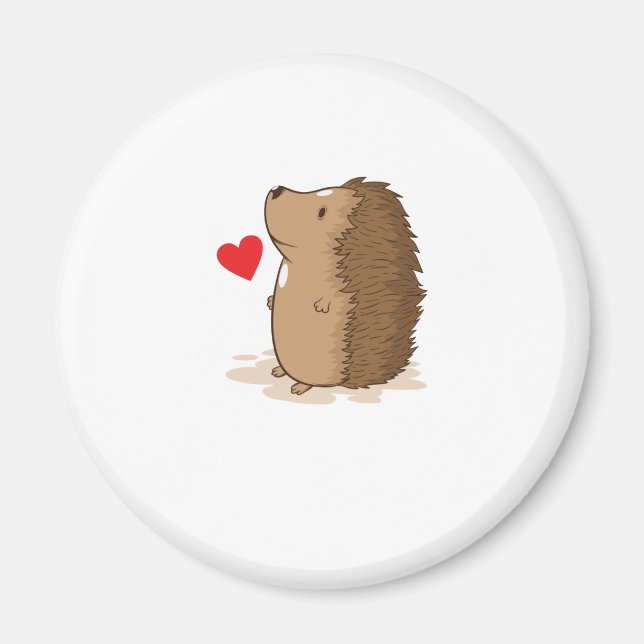 verliebter Igel Magnet (Vorne)
