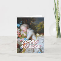 "Verliere meinen Biss" Kunst-Grußkarte
