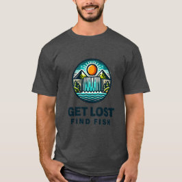 Verlieren, Fisch finden T-Shirt