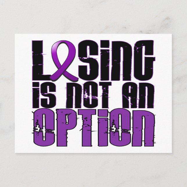 Verlieren ist keine Option Lupus Postkarte (Vorderseite)