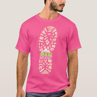 Verlieren Sie Cooles Wandern und Camping und Gesch T-Shirt