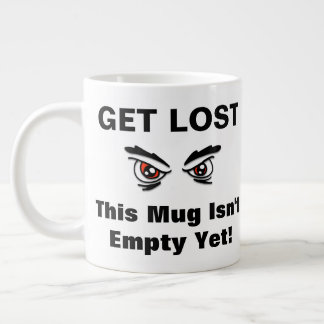 Verlieren Sie die große Tasse des Kaffees