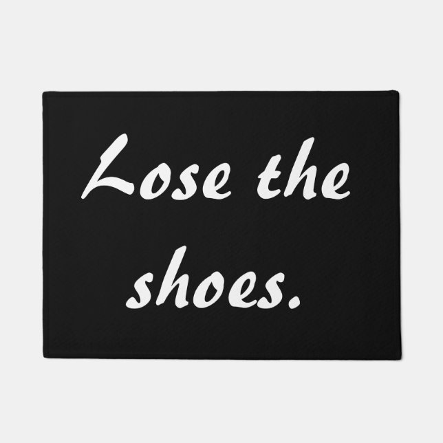 Verlieren Sie die Schuhe Fußmatte (Vorderseite)