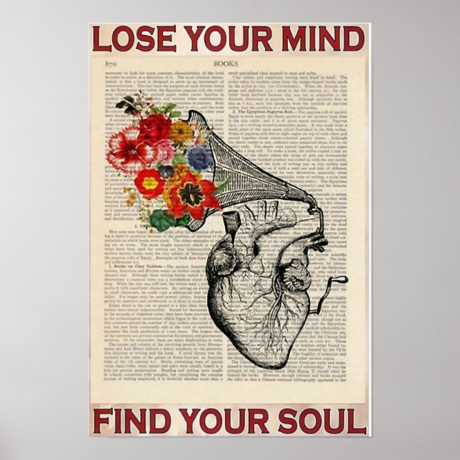 Verlieren Sie Ihren Geist Finden Sie Ihr Soul Poster (Vorne)