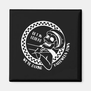 Verlieren Sie Lazy Halloween Kostümspass Skelett Magnet