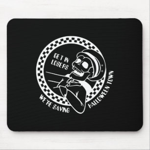 Verlieren Sie Lazy Halloween Kostümspass Skelett Mousepad