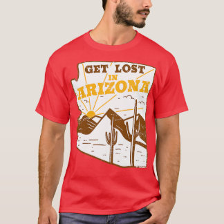 Verlieren Sie sich in Arizona Vintage Wüste Landsc T-Shirt