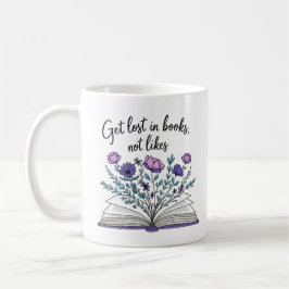 Verlieren Sie sich in Büchern, die nicht mögen - L Kaffeetasse