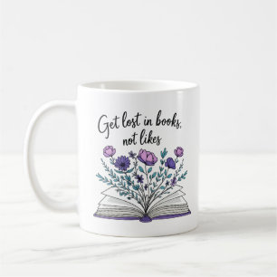 Verlieren Sie sich in Büchern, die nicht mögen - L Kaffeetasse
