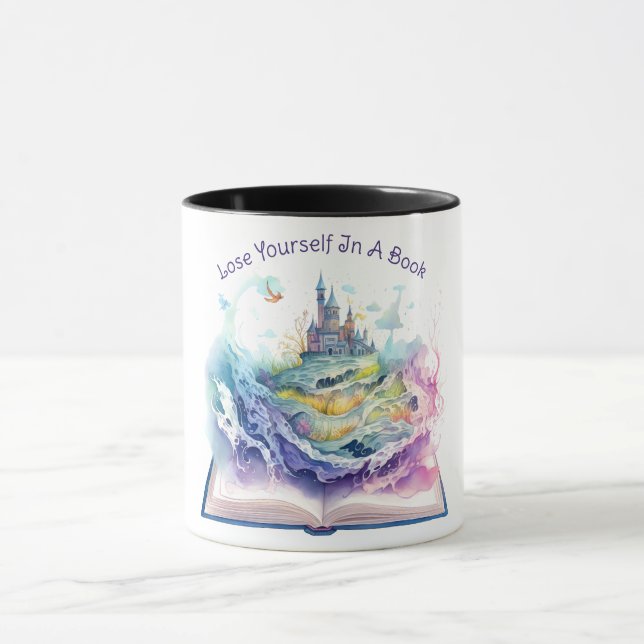 Verlieren Sie sich in einem Buch Tasse (Zentrum)
