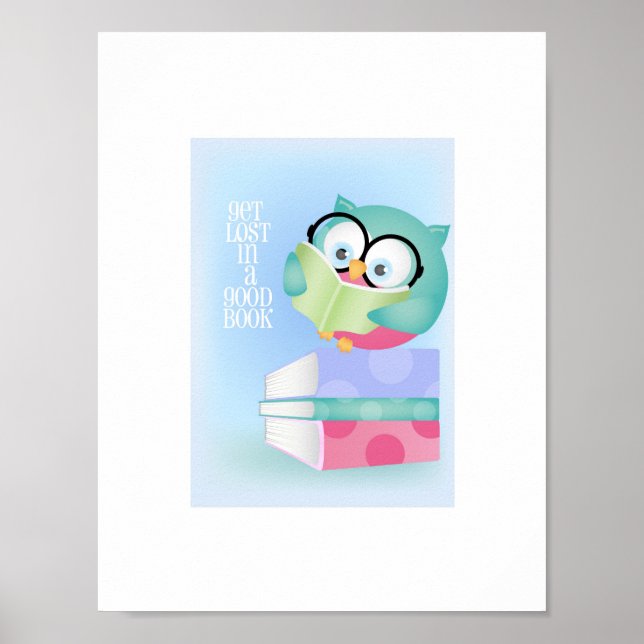 Verlieren Sie sich in einem guten Buch-Poster Poster (Vorne)