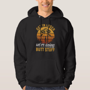Verlieren Sie sich, wir machen Hintern Stuff Alien Hoodie