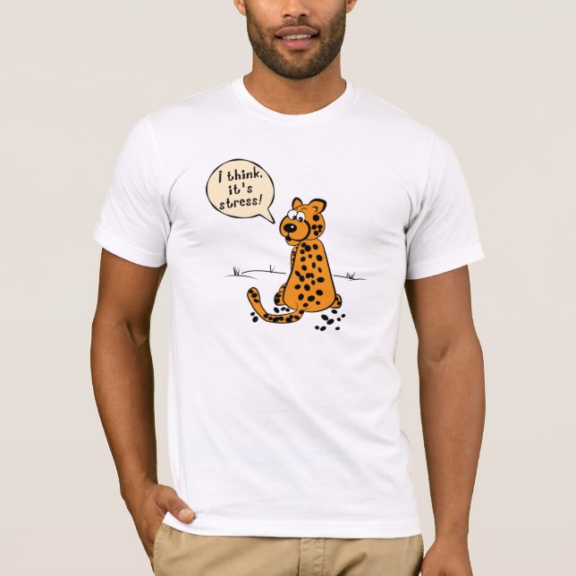 Verlierende Stellen des Leoparden - ich denke, T-Shirt (Vorderseite)