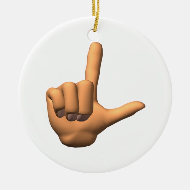 Verlierer Keramik Ornament (Vorne)