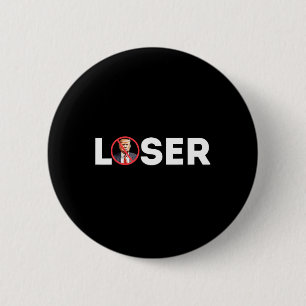 Verlierer Lustig Anti-trump 2024 Verlierer Nicht W Button