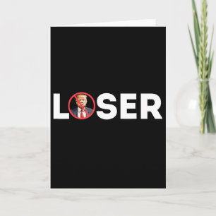 Verlierer Lustig Anti-Trump 2024 Verlierer Nicht W Karte