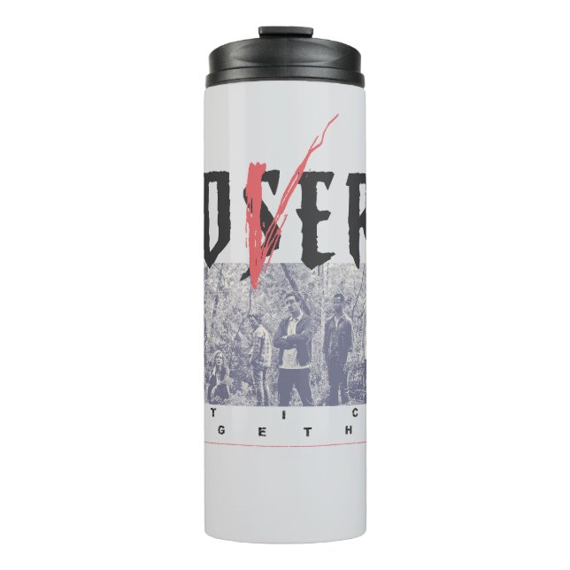 Verlierer zusammenhalten thermosbecher (Vorderseite)