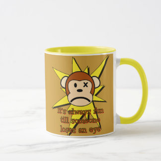 Verliert ein Auge Tasse