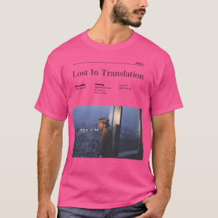 Verlierter Translation Alternative Minimalistisch  T-Shirt